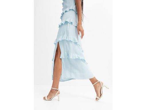 B.P.C sukienka błękitna z falbankami ^40