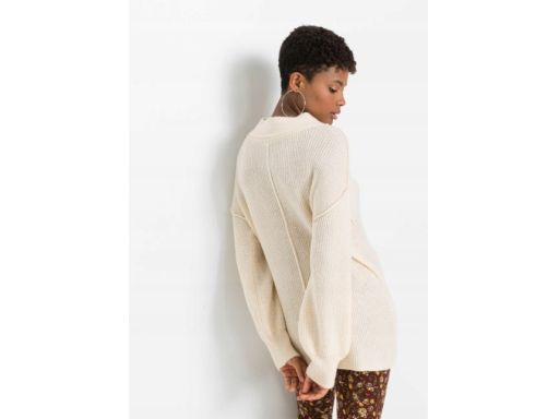 B.P.C sweter waniliowy V r.36/38