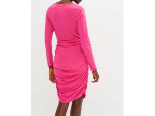 B.P.C sukienka różowa marszczona ^40/42