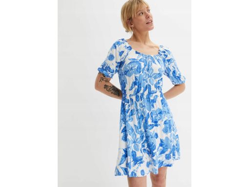 B.P.C sukienka shirtowa w kwiaty ^40/42