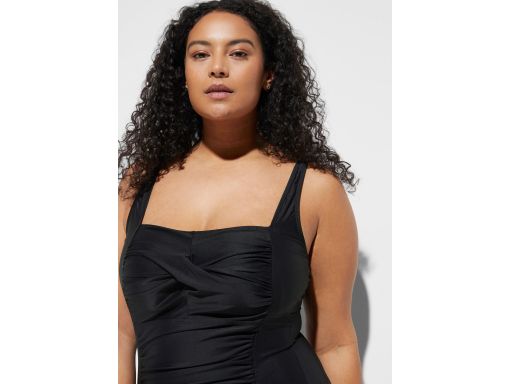 B.P.C kostium jednoczęściowy marszczony czarny ^44