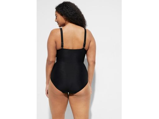 B.P.C kostium jednoczęściowy marszczony czarny ^44