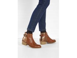 B.P.C botki damskie brązowe 37.