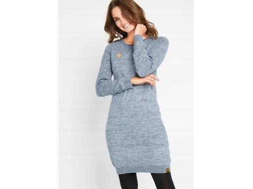 B.P.C sukienka dzianinowa melanż ołówkowa 36/38.