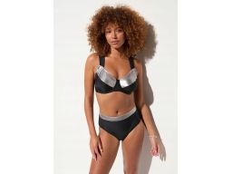 B.P.C bikini typu minimizer czarno-srebrne 42 (80E).