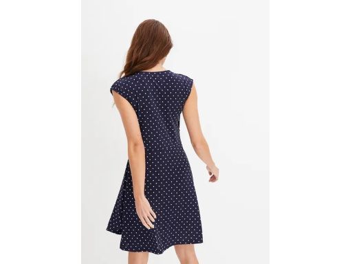 B.P.C sukienka dżersejowa w groszki r.36/38
