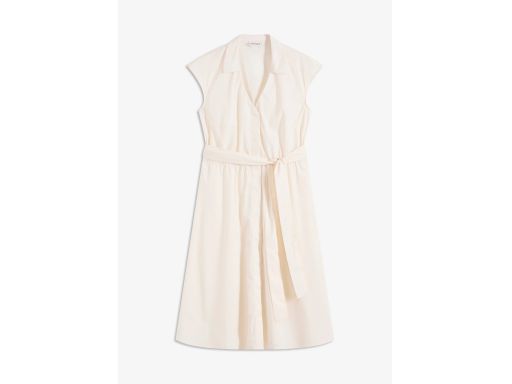 B.P.C sukienka koszulowa kremowa bawełniana r.46