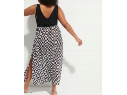 B.P.C sukienka plażowa szachownica ^48/50