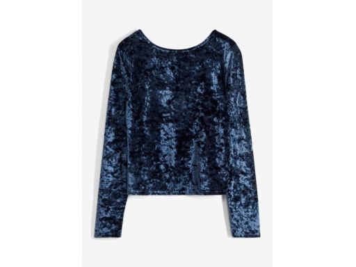 B.P.C aksamitna bluzka z długim rękawem ^40/42