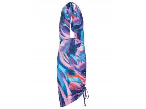 B.P.C sukienka sexi dekolt halter z marszczeniem ^40/42