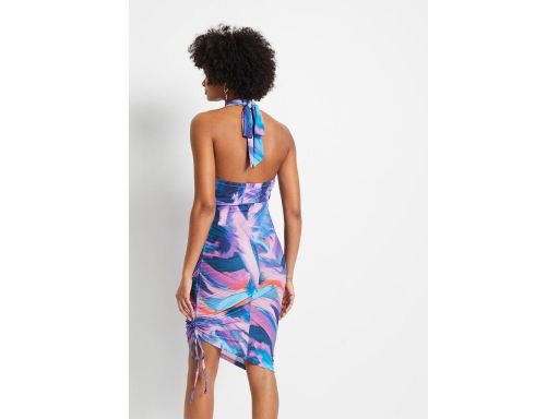 B.P.C sukienka sexi dekolt halter z marszczeniem ^40/42