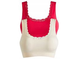 B.P.C 2-pak miękkich biustonoszy Feel Comfort r.M