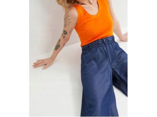 B.P.C jeansowe bermudy damskie z lyocellu 50.