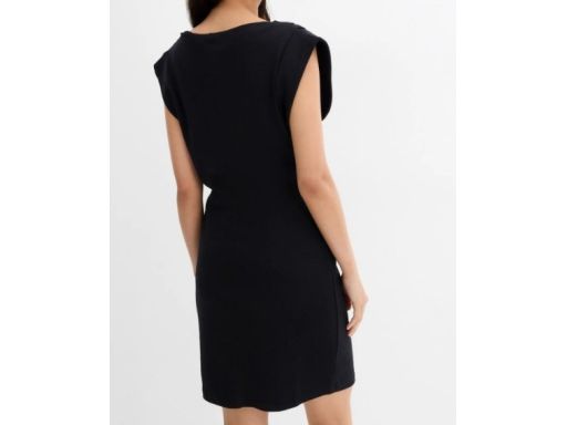 B.P.C czarna sukienka mini z bawełny r.40/42