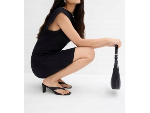 B.P.C czarna sukienka mini z bawełny r.40/42