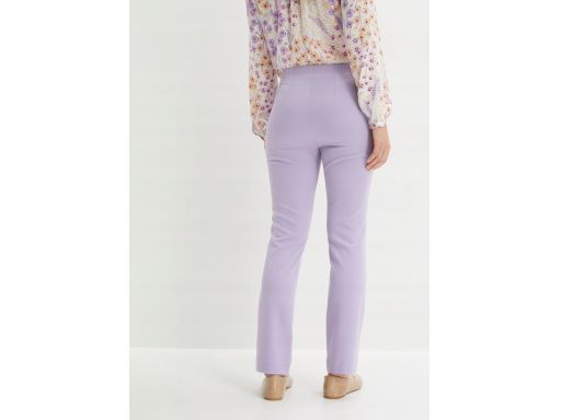 B.P.C spodnie plisowane z wysoką talią jasny fiolet liliowe ^42