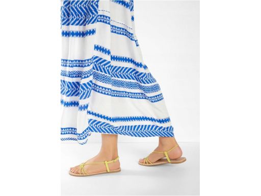 B.P.C sandały z koniakowymi paskami r.40