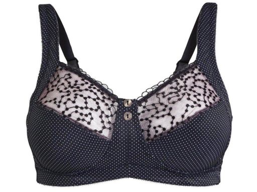 B.P.C biustonosz odciążający bez fiszbin czarny 105F