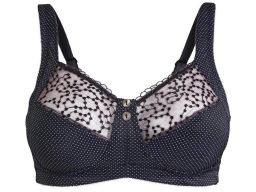 B.P.C biustonosz odciążający bez fiszbin czarny 105F