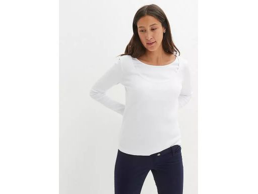 B.P.C 2-pak bluzek prążkowanych ciążowych i do karmienia 44/46.