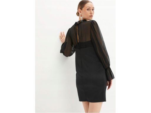 B.P.C sukienka czarna z siateczką r.40