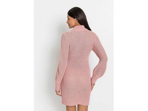 B.P.C sukienka dzianinowa brudny róż 36/38.