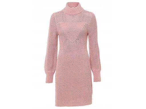 B.P.C sukienka dzianinowa brudny róż 36/38.