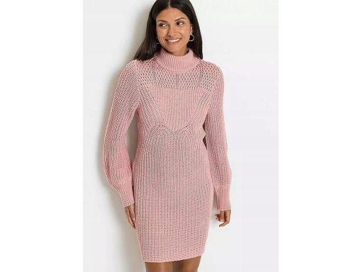 B.P.C sukienka dzianinowa brudny róż 36/38.