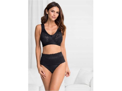 B.P.C biustonosz czarny z koronką r.90C