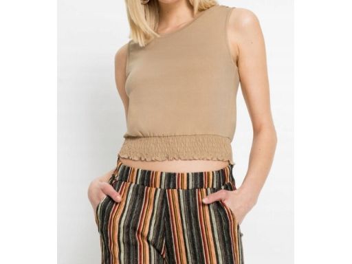 B.P.C krótki top z marszczeniem r.40/42