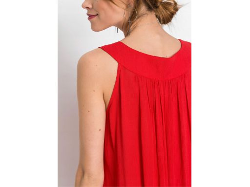 B.P.C czerwona sukienka z koronką 40
