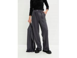 B.P.C spodnie damskie w kant szare ^44/46