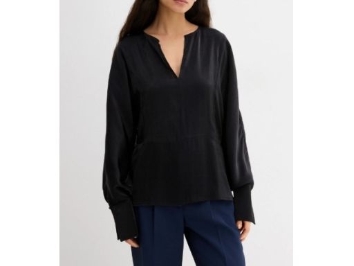 B.P.C satynowa czarna bluzka r.40
