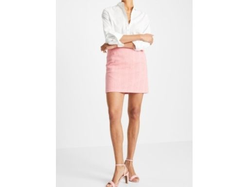 B.P.C spódnica prosta mini różowa 46.