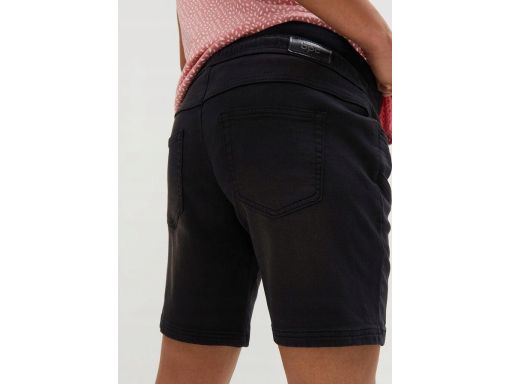 B.P.C spodnie ciążowe bermudy jeansowe czarne ^38