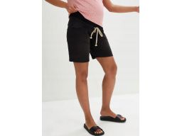 B.P.C spodnie ciążowe bermudy jeansowe czarne ^38