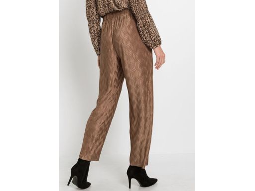 B.P.C spodnie 7/8 z połyskującego materiału 36/38.