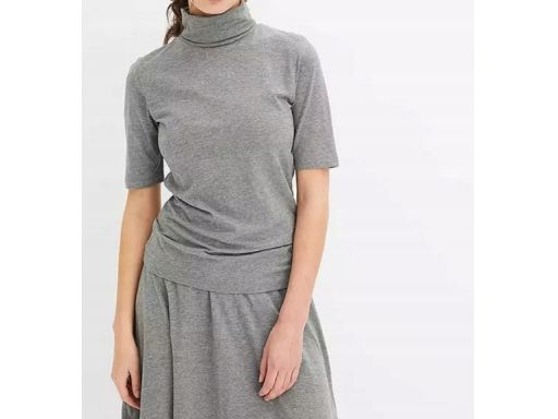 B.P.C golf szary z krótkim rękawem 40/42.