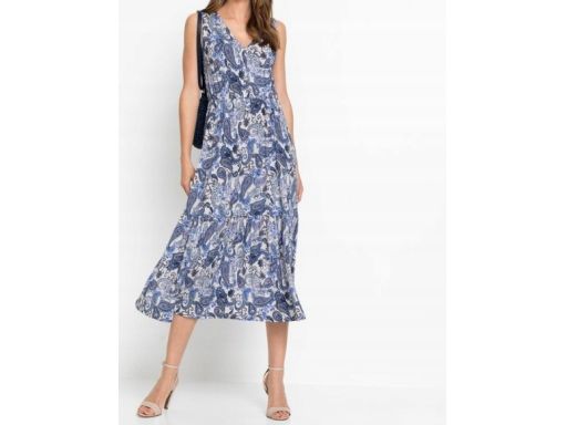 B.P.C sukienka midi z nadrukiem ^36/38