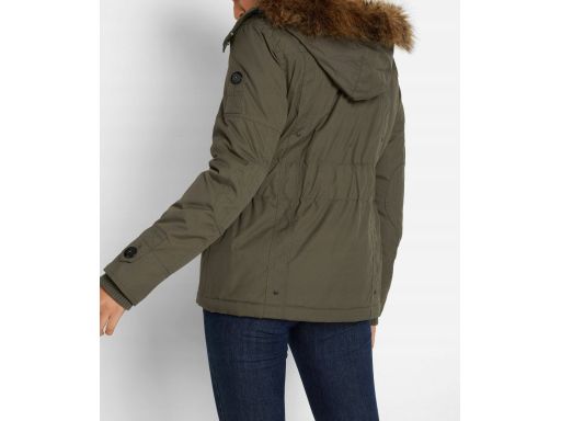 B.P.C parka khaki z futerkiem damska 40.
