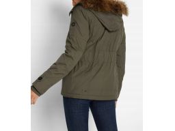 B.P.C parka khaki z futerkiem damska 40.