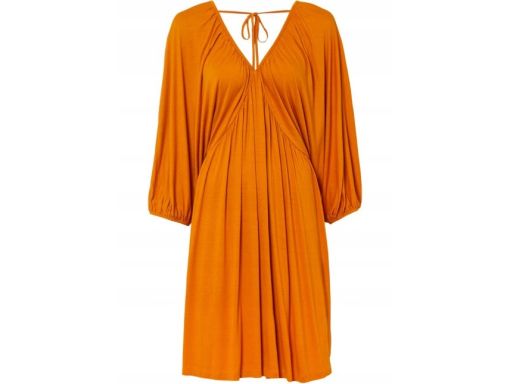 B.P.C sukienka dżersejowa żółto-pomarańczowa 40/42.