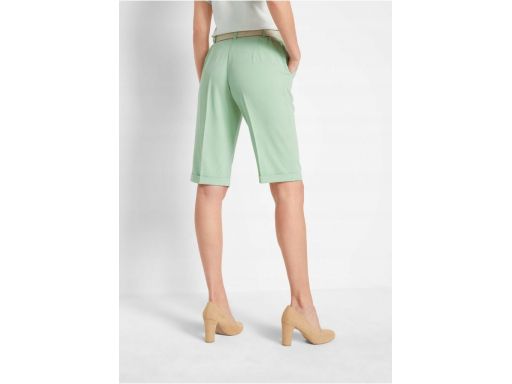 B.P.C bermudy damskie eleganckie zielone 54.