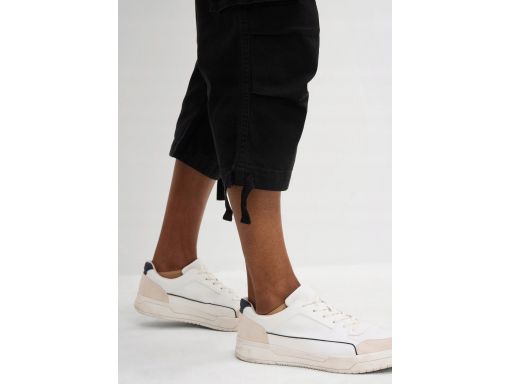 B.P.C męskie spodnie 3/4 czarne cargo ^56