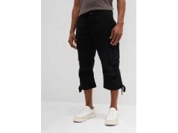 B.P.C męskie spodnie 3/4 czarne cargo ^56