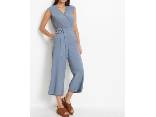 B.P.C Kombinezon niebieski indygo elegancki r.38