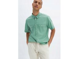 B.P.C bawełniana męska koszula lekka z krótki rękawem ^45/46