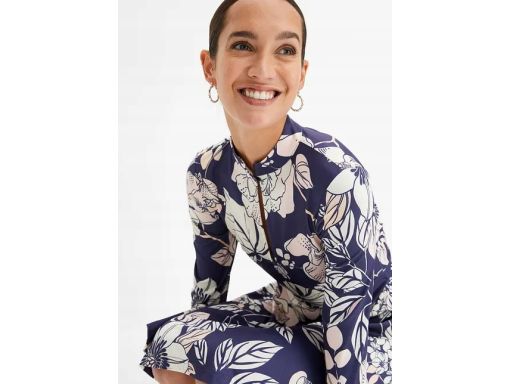 B.P.C sukienka we wzory z szerokimi rękawami 36/38.