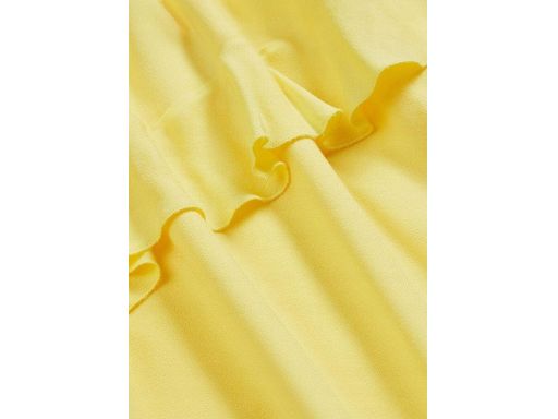 B.P.C sukienka midi żółta z falbankami 46.