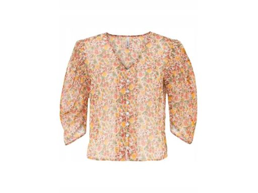 B.P.C bluzka prześwitująca w kwiaty r.40